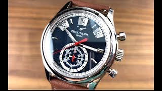 Patek Philippe 596001G Flyback Chronograph Annual Calendar 596001G001 Patek Philippe Watch Review [upl. by Eirdua516]