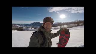 Splitboardtour Bregenzerwald Bödele Hochälplekopf 1464m [upl. by Varian218]