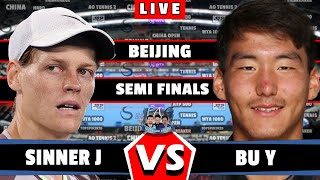 🔴LIVE Sinner J vs Bu Y • Beijing Open 2024 Semifinals Sinner Bu tennis ATP BeijingOpen [upl. by Tratner959]