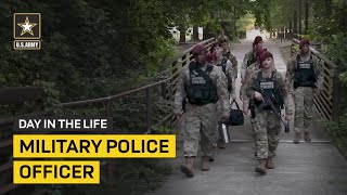 Day In The Life Military Police Officer  US Army [upl. by Anelaf]