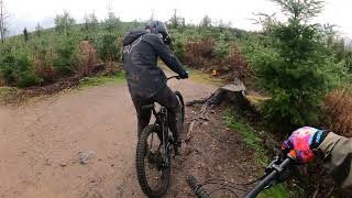 Rocking the Hardtail on Cedar Dust Blue line [upl. by Haleigh303]