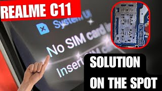 all realme c11 new  model no sim card problem solution only one jumper mobilerepair icfixer [upl. by Edra]