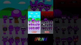 NormalampHorror Sprunki DuDiDam But They‘re All Purplesprunki incrediboxsprunki viralvideo dudidam [upl. by Guevara]