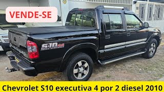 VENDESECHEVROLET executiva 2009 diesel MWM 4X2ACEITA TROCA s10executive2011 [upl. by Asilrac]