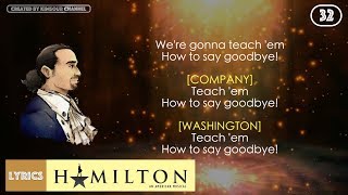 32 Hamilton  One Last Time VIDEO LYRICS [upl. by Haiel]