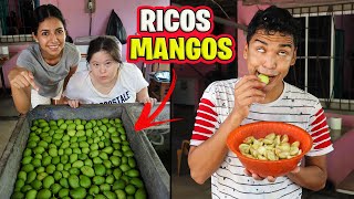 COMIENDO 100 MANGOS CON MI NOVIA Y CHOL [upl. by Euqinot]