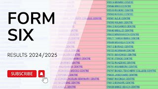 MATOKEO YA KIDATO CHA SITA 20242025  Form Six Results 20242025 [upl. by Yeleek]