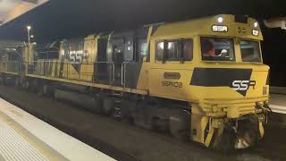 SSR Grain train heading down south  FILMED AT GOULBURN STATION 15124 [upl. by Graces488]