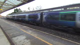 Scotrail DMU passing Gleneagles on 20241112 at 0917 Visinse VR180 [upl. by Dlanod]