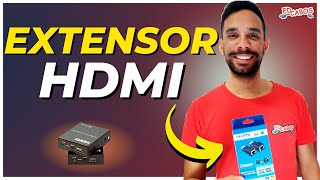 Extensor HDMI via Cabo de Rede Cat6  ED CABOS [upl. by Vanna]