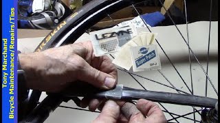 How to use a glueless bike patch to STICK to fix a flat tire [upl. by Airlia617]