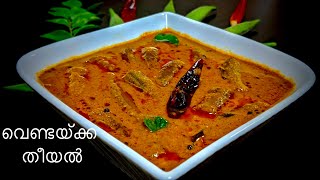 Vendakka Theeyal Kerala Style  വെണ്ടയ്ക്ക തീയൽ  Vendakka Curry [upl. by Scevor503]