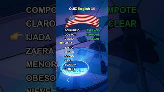 Pon a prueba tu vocabulario en ingles cursodeingles cursoingles inglesonline inglesgratis [upl. by Ydarb]