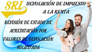 DEVOLUCIÓN DE IMPUESTO A LA RENTA SRI CONSULTA DE VALORES DEPOSITADOS [upl. by Llyrehc506]