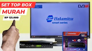 UNBOXING SET TOP BOX HAKAMITSU DAN CARA PEMASANGANYA [upl. by Aihcela558]