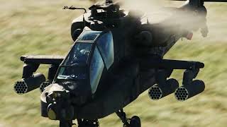 DCS WORLD Cinematic AH64D Apache Ground Escort [upl. by Atsed]