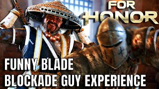 Funny Blade Blockade Guy Experience Aramusha For Honor [upl. by Sirromad842]