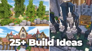 25 Minecraft BUILD IDEAS that Need to Try [upl. by Etra]