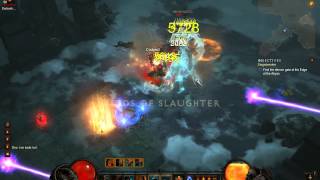 Diablo 3  Solo Barbarian vs Siegebreaker and some champions Double Tornado Inferno [upl. by Tomlin718]