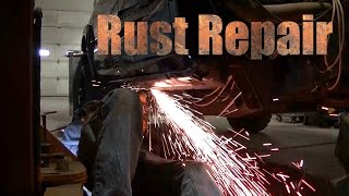 Darth Dually Silverado Crew Cab Rocker Panel Removal quotRust Repair 2quot [upl. by Hasin]