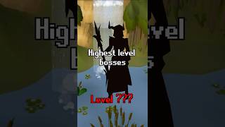 These are RuneScapes STRONGEST bosses [upl. by Yasdnil]