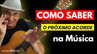 🎸Como achar o PRÓXIMO ACORDE de qualquer música  Ajuda pegar a MÚSICA DE OUVIDO Arranjador Marcony🎵 [upl. by Tayib]