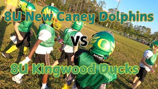 8U Kingwood Ducks vs 8U New Caney Dolphins  SCRIMMAGE FOOTBALL GAME [upl. by Braynard627]