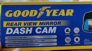 Good Year Rear View Mirror Dash Cam Review [upl. by Esinrahc]