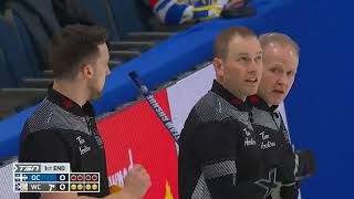 Draw 2  2022 Tim Hortons Brier  Fournier QC vs Gushue WC1 [upl. by Erasaec82]