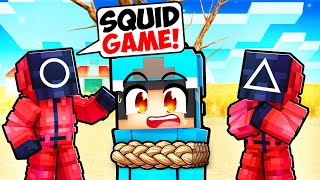 Playing SQUID GAME In Minecraft [upl. by Aicetal783]