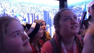 Freedom Tower elevator ride  2018 [upl. by Ellerud101]