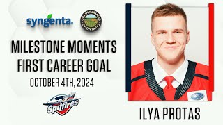 OHL Milestones  Ilya Protas  First Career Goal [upl. by Ashli]