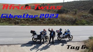 Africa Twin Gibraltar 2023  MotorradfernreiseTag 6Puerta de TrujilloMalpartida de Plasencia [upl. by Analeh283]