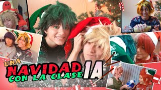 Una Dulce Navidad con la Clase 1A  POCKY GAME【Boku no Hero Academia Cosplay】 [upl. by Hiamerej]