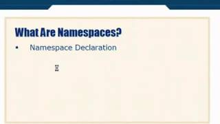 XML Tutorial 39 Introduction to Namespaces [upl. by Neellek]