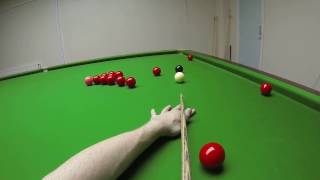 Snooker Headcam 147 Maximum Break  John Foster [upl. by Cirtap]