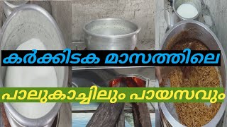 KARKIDAKA PAYASAM കർക്കിടക മാസത്തിലെ ഒരു പാലുകാച്ചിലും പുതിയ അടുപ്പിലെ പായസ പരിപാടിയും [upl. by Tolmach]