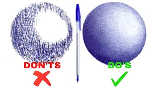 Transform Your Drawings with Ballpoint Pen Shading Technique [upl. by Ardaed528]