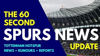 THE 60 SECOND SPURS NEWS UPDATE £92M Banked £80M Neto Joe Hart Eric Dier James Rowswell [upl. by Guinna70]