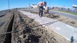 Boring or Drilling under concrete sidewalk [upl. by Gennaro]