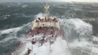 Chemical Tanker In Storm  Off Gothenburg Sweden [upl. by Manda]