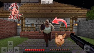 Minecraft mr Meat GAMEPLAY part1  gameplay minecraft video mrmeat horrorgaming [upl. by Colwen735]