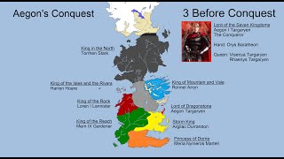 ASOIAF History of the Seven Kingdoms Every Year [upl. by Zurn]