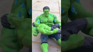 Oh no  Goodbye My Son 😭❤️‍🩹  Marvel Toys hulk spiderman marvaltoys [upl. by Ecallaw917]