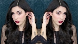 MAQUILLAJE GOTICO  GOTH GLAM  TUTORIAL  Victoria Volkova [upl. by Polish]