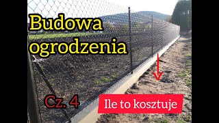 Koszt budowy ogrodzenia działki [upl. by Relyt350]