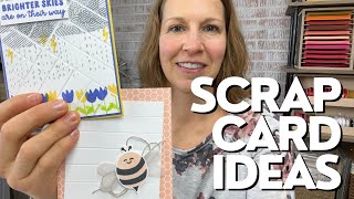 Use Your Scraps 6 Scrap Card Designs To Try Today [upl. by Kwapong]