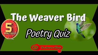 Questions and Answers The Weaver Bird poem by Kofi Awoonor [upl. by Dwayne660]