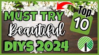 TOP 10 DIYS TO TRY IN 2024  BEST DOLLAR TREE DIY Hacks  Original Craft Ideas TO Make amp Sell [upl. by Samuelson864]