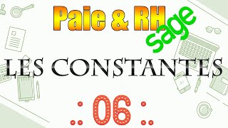 PAIE  Constante de type CALCUL [upl. by Questa]